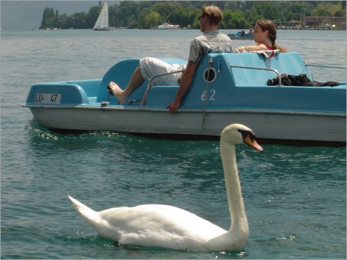 us two on the pedalo